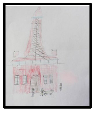 sjvblackpool's tweet photo. As part of our home learning in Art last week #SJVClass3M have  been busy creating L S Lowry inspired art too, based on our hometown of Blackpool. Keep sending us your fabulous work Year 3 #SJVArt https://t.co/DTh90ldTwr