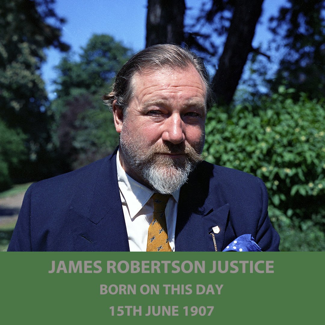 British actor James Robertson Justice, best-remembered for his comedic roles was born on this day in 1907

#jamesrobertsonjustice #thefastlady #comedy #britishfilm