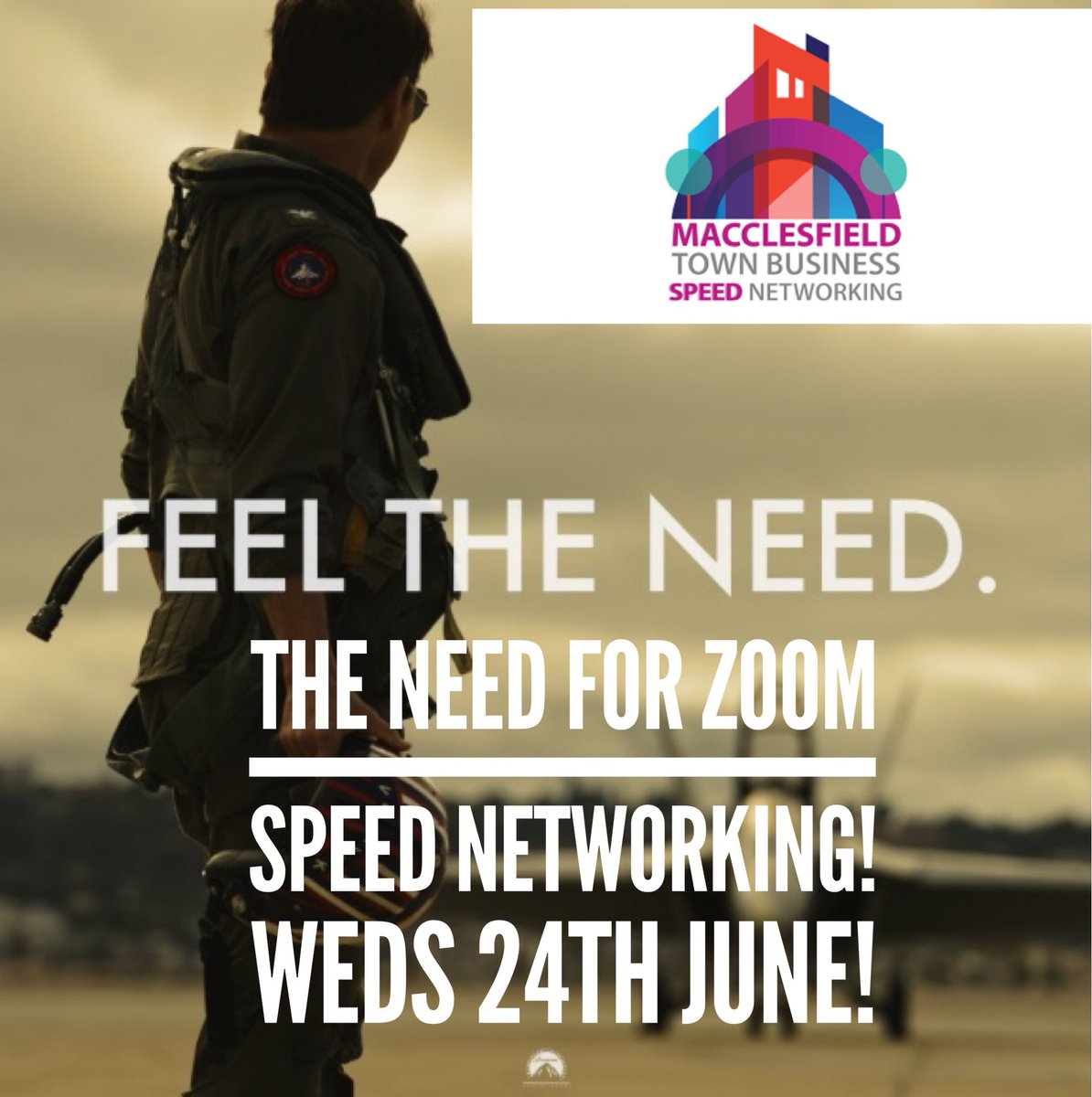 We feel the need, the need for Macc Town Speed Business Networking!

Wednesday 24th June 7am - 0830am!

Book through Eventbrite eventbrite.co.uk/e/zoom-speed-n…

Membership packages also available through our website …clesfieldtownbusinessnetworking.co.uk

 <a href="/NChesChamber/">North Cheshire Chamber of Commerce & Enterprise</a> <a href="/CanalsideRadio/">Canalside Radio</a> <a href="/MacclesfieldApp/">MacclesfieldTownApp</a>