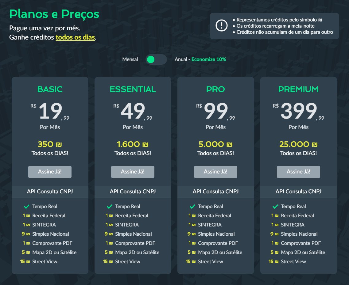 cnpja's tweet photo. Confira nossas atuais opções de planos mensais e anuais!
https://t.co/cz8aJEOy5U

#cnpja #api #cnpj #receitafederal #simplesnacional #sintegra #webservices https://t.co/TrmMpFcFz7