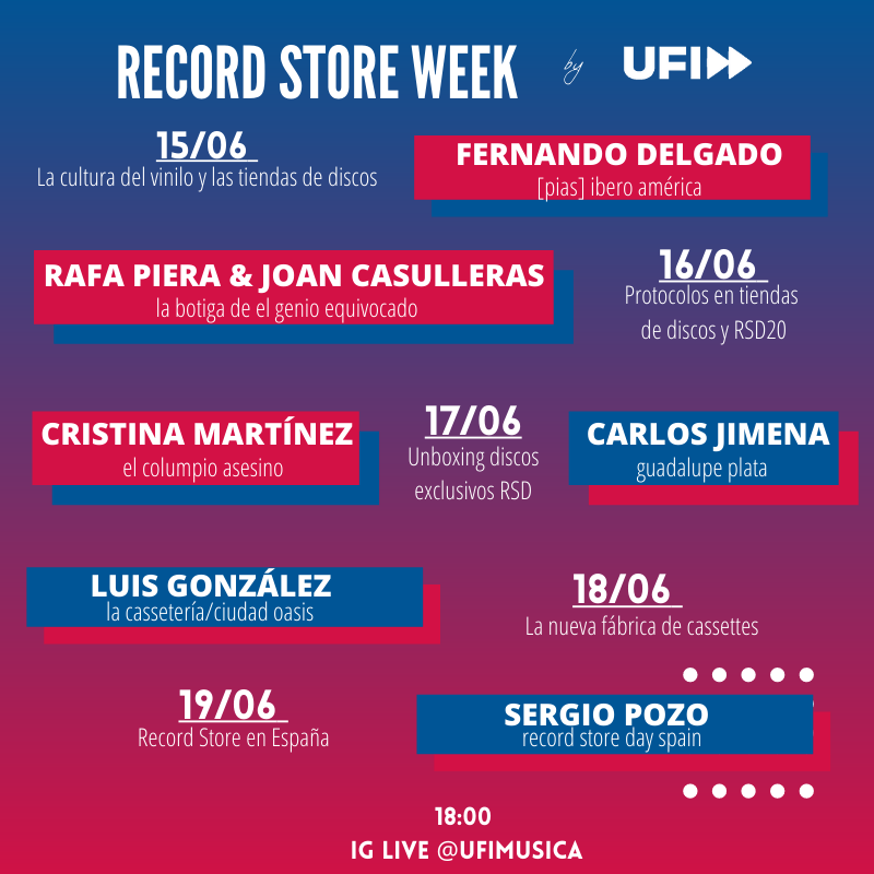 winformusic's tweet photo. This week is #RecordStoreWeek at @ufimusica! Join the chats around vinyl culture and record stores every day at 18h CEST on their IG Live.
👉 https://t.co/Cr057q3vxT https://t.co/K0M58Y812e