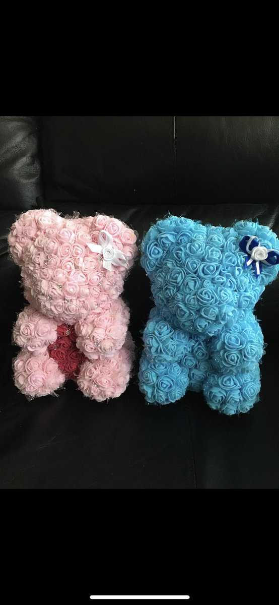 So my grans started a little forever rose bear business to keep her busy during lockdown and she has space for new orders, she can post for a small postage fee. She can do any colour also, Please like and share💕💕