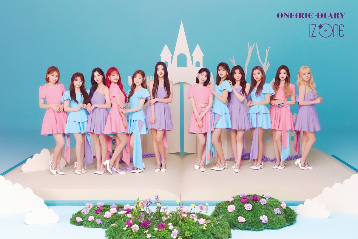 IZONE_stats's tweet image. [INFO] @official_izone is the first girlgroup to reach #1 on MelOn with 2 songs this year (FIESTA &amp;amp; Secret Story of the Swan)!