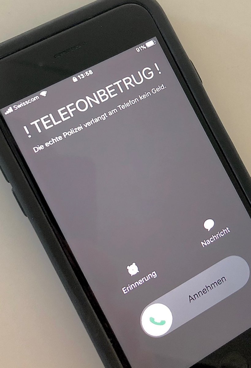 Symbolbild betreffend Telefonbetrug