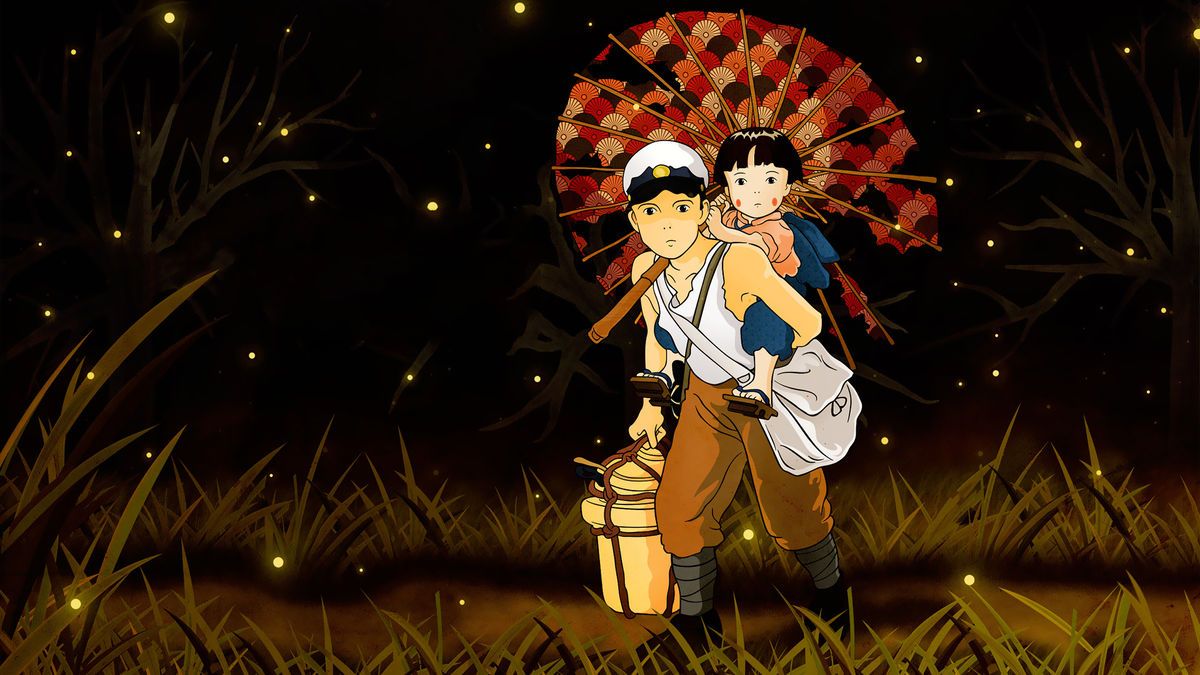 Studio Ghibli fans surprised to find hidden images in Grave of the Fireflies  anime poster : r/anime