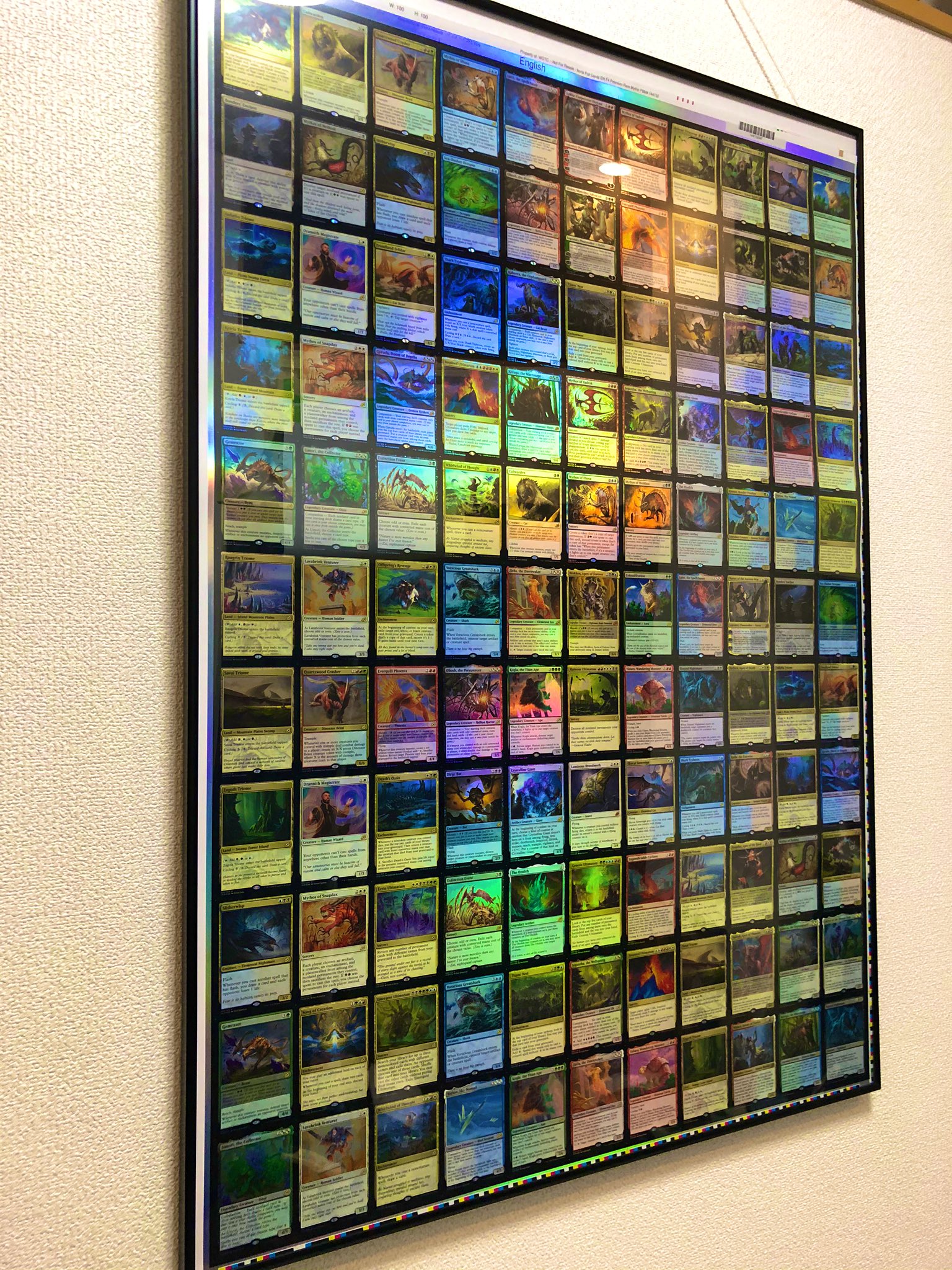 爆買い MTG 非売品 アンカットシート 灯争大戦 マジック：ザ・ギャザリング
