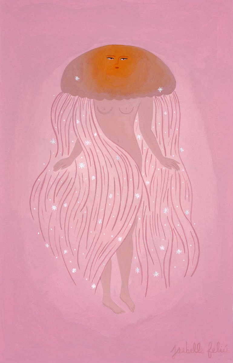 IsabelleFeliu's tweet image. La femme méduse