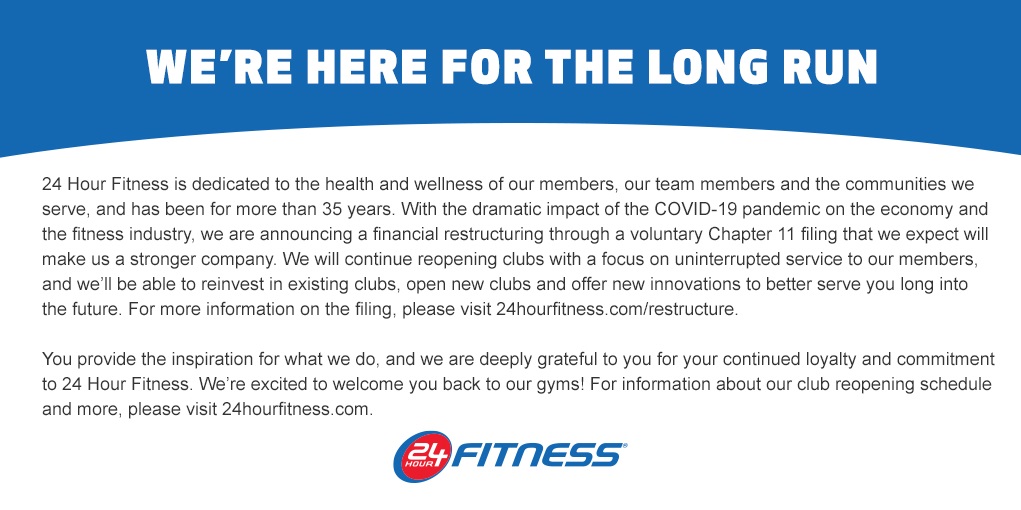 24 Hour Fitness Today We Embark On A New Chapter In Order To Serve Our Members And Communities Long Into The Future Please Visit T Co Bft0qwscp8 To Learn More T Co I7xgxradi9