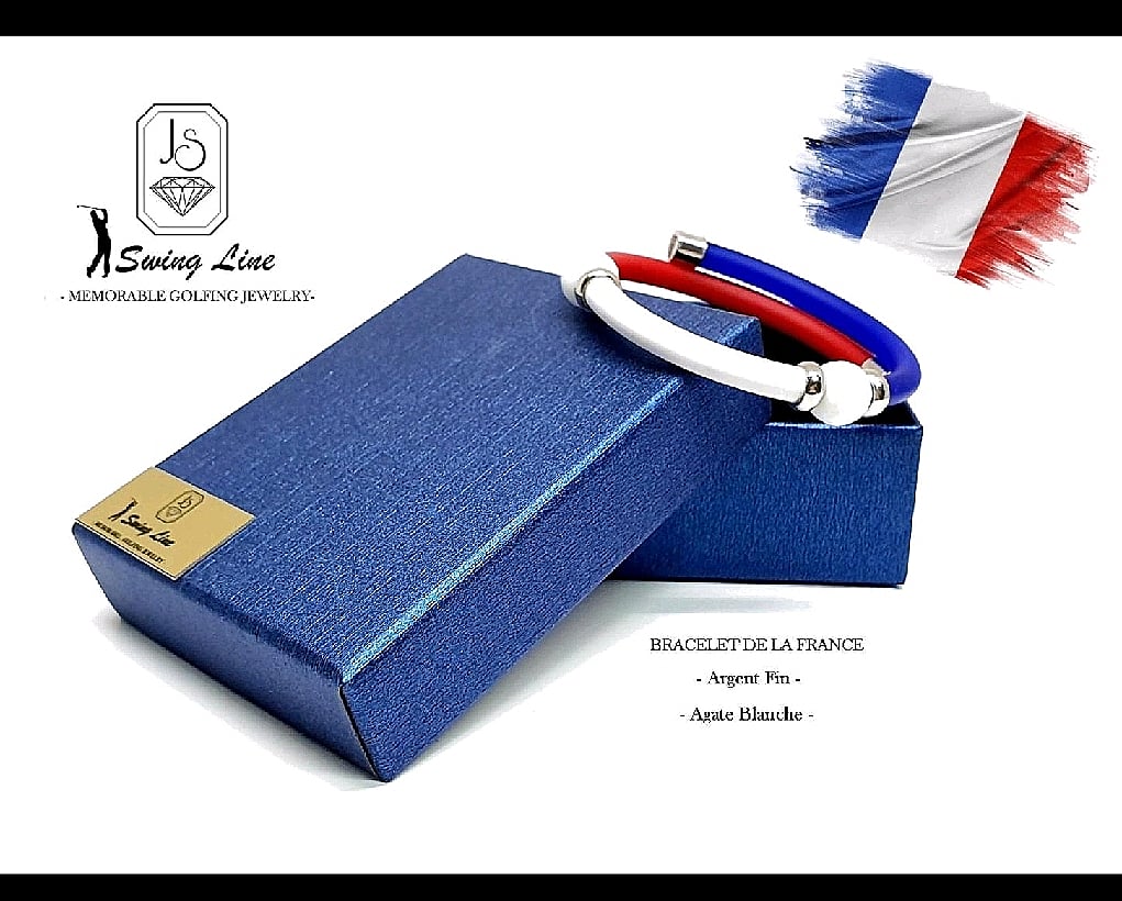 We make bracelets with the colors of your Country made of sterling silver and a natural stone golf ball. 

And you? Where are you located? 🤔⛳

 #customized #francegolf #countries #golfingpassion #golflovers #proshops #golfingjewelry #golfaccessories #jsswingline