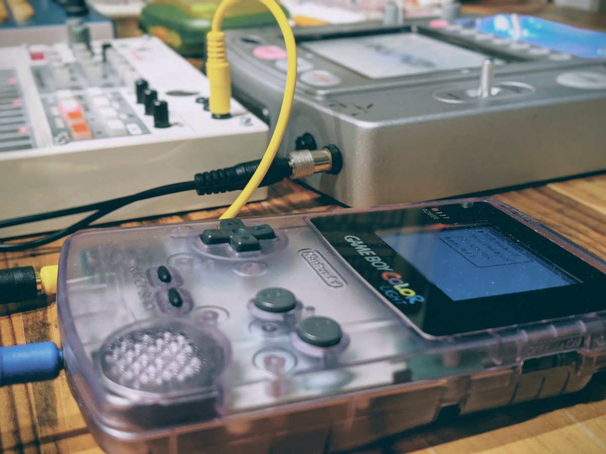 masafumioguchi's tweet image. #gameboy
#kaosspad
#volcasample