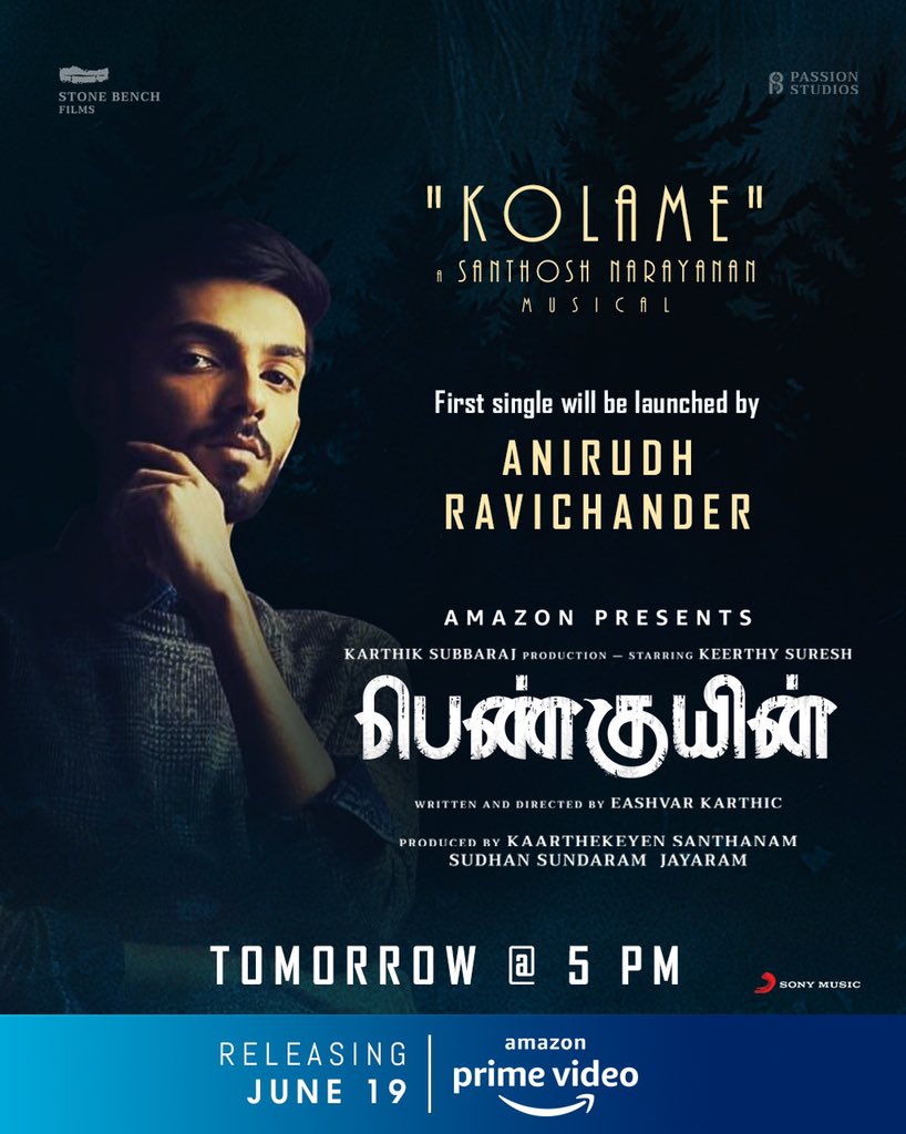 KeerthyOfficial's tweet photo. Very kicked about this one! 💙

#PenguinFirstSingle will be released by @anirudhofficial tomorrow at 5 PM.
Thanks Ani! ❤️
#Penguin https://t.co/2nKBx0H6fu