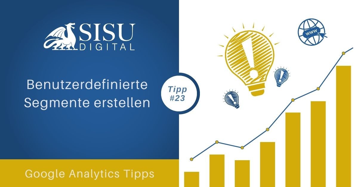 Ja, Analytics liefert schon Segmente mit. Doch wenn du individueller in die Datenanalyse deiner Website einsteigen willst, dann schraubst du dir am besten deine eigenen Segmente zusammen – wie das mit benutzerdefinierten Segmenten geht? Lies hier:  
bit.ly/37sTf2a