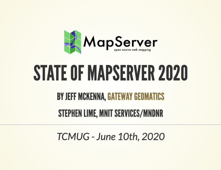 MapServer tweet media