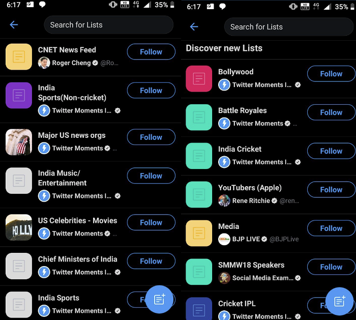 ChanPerco's tweet photo. #Twitter travaille sur une nouvelle fonctionnalité de découverte de liste, tout en continuant à se concentrer sur les sujets.
Les utilisateurs pourront rechercher des listes par thème et suivre les flux qui les intéressent - Social Media Today https://t.co/lUjrRJIyAg https://t.co/3wxLGhzX2U
