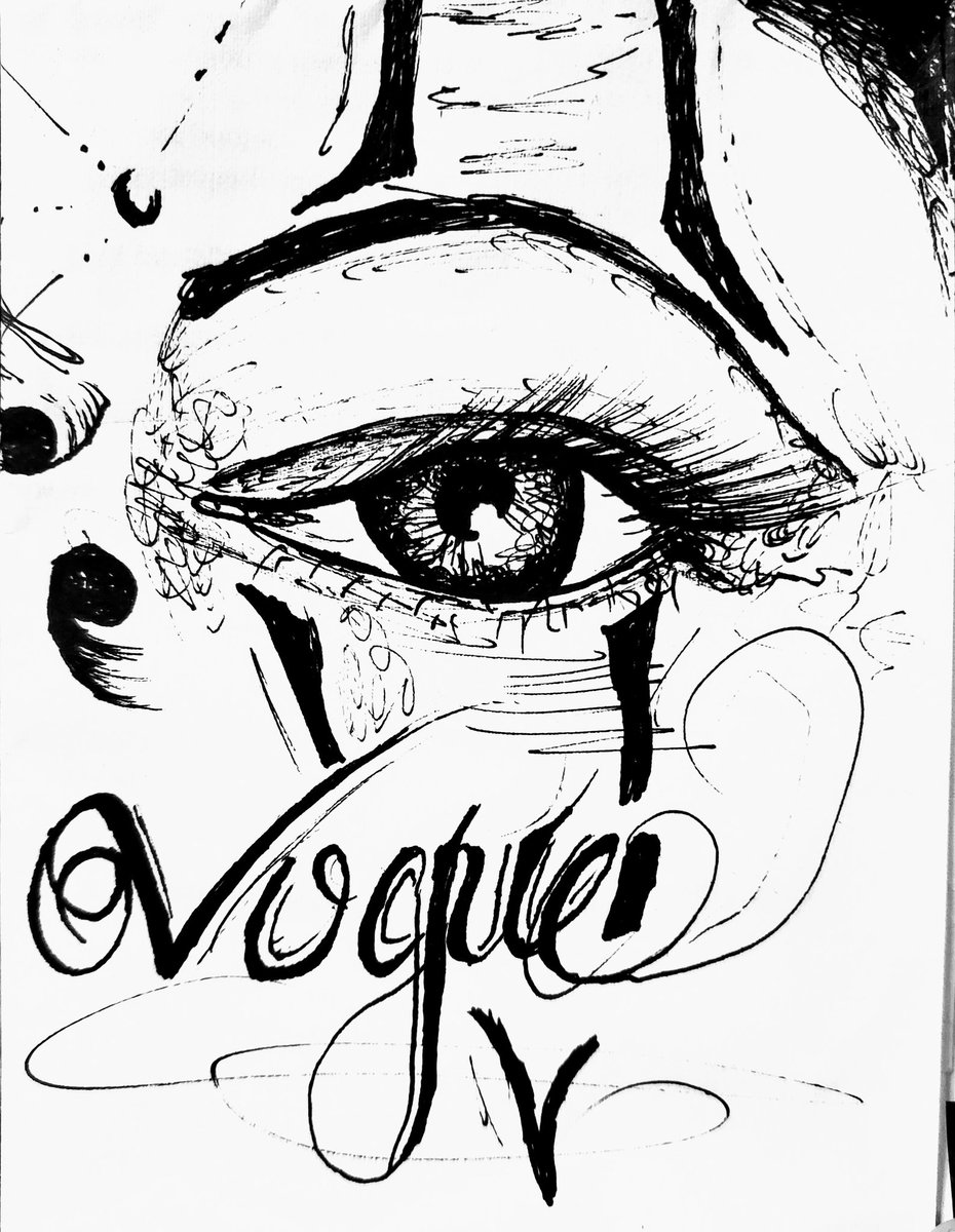 SimplyLinzy's tweet photo. Work by my homie LilNeal #RecentlyReleased #PostPrison #VOGUE https://t.co/tzzZvcqrUr