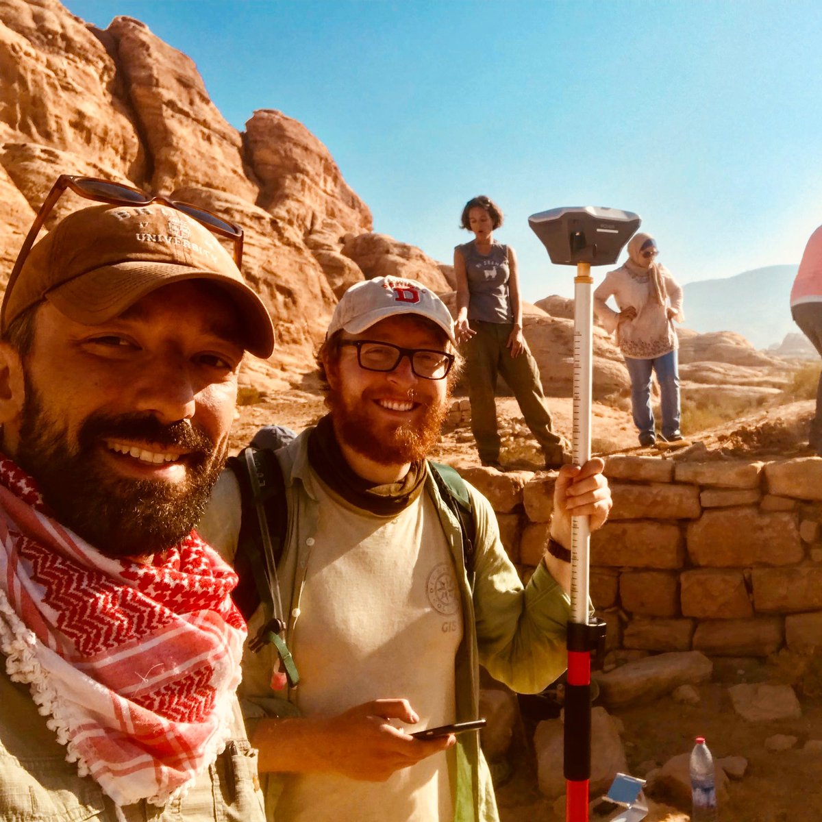 I also work at the amazing site of  #Petra, where our team from  @brownarchaeolog is documenting the agricultural infrastructure that allowed this city to flourish in the Nabataean and Roman periods! ~el 3/7