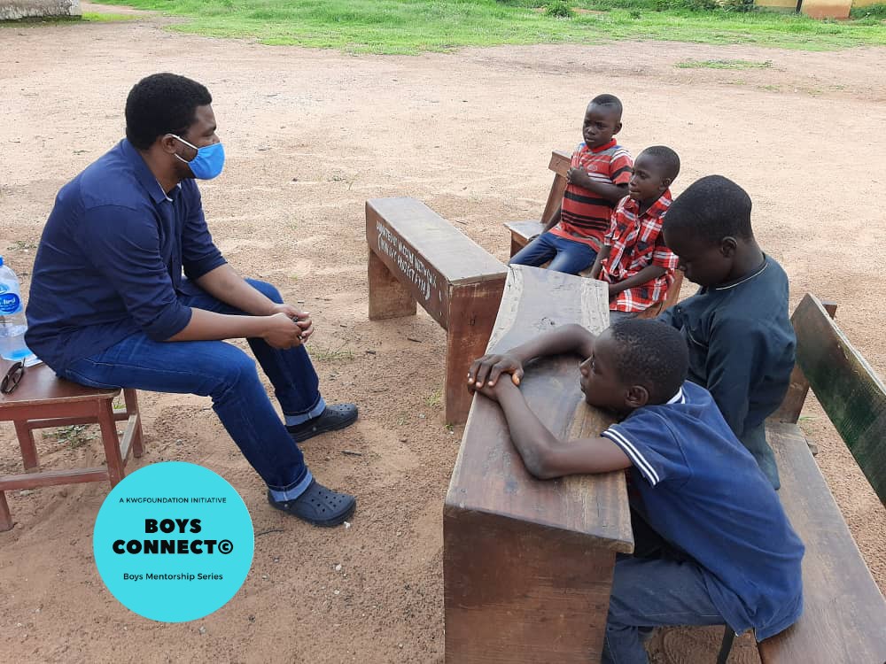 KWGFoundation's tweet photo. Yesterday,the @KWGFoundation Boys connect Mentorship Program was an emotional one for many of us.
Boys from the ages of 10-20 were counselled,encouraged,listened to, prayed for by a group of amazing male mentors.

This is by far one of our favorite moments in 2020.
#boys
#abuja https://t.co/J6g6LQVtGK