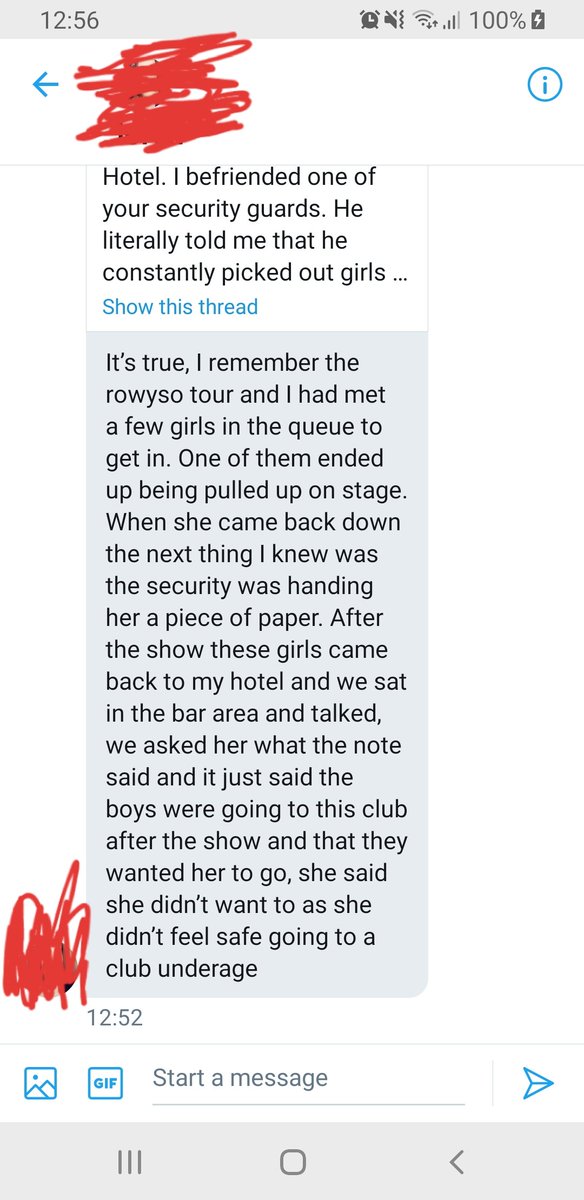 This is what I mean. Minors are impressionable and easy to manipulate and therefore protected by the law. It could have easily been a minor who wasn't scared of trying to get into to a club or to wait in front of it until they come back out.