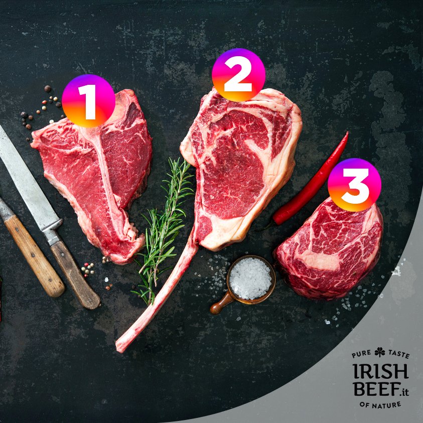 Nessun spazio per le indecisioni, con #IrishBeef non puoi sbagliare. Su cosa ricade la tua scelta del #Lunedì?