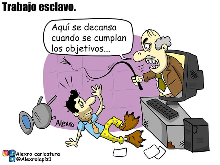 Alexro🌎🇨🇴🇦🇷 on Twitter: "Trabajo esclavo. #Teletrabajo ...