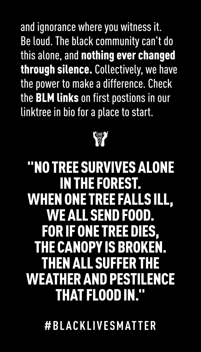 We mustn’t be silent. ✊🏿✊🏾✊🏽 blacklivesmatters.carrd.co 

#JusticeforToyin
#JusticeForBreonnaTaylor
#JusticeForRayshardBrooks
#JusticeforDominique
#JusticeForRiah
#JusticeforTina
#JusticeForLayleen
#JusticeforMuhlaysia
#JusticeForKimmie

#BlackLivesMatter
 #BlackTransLivesMatter