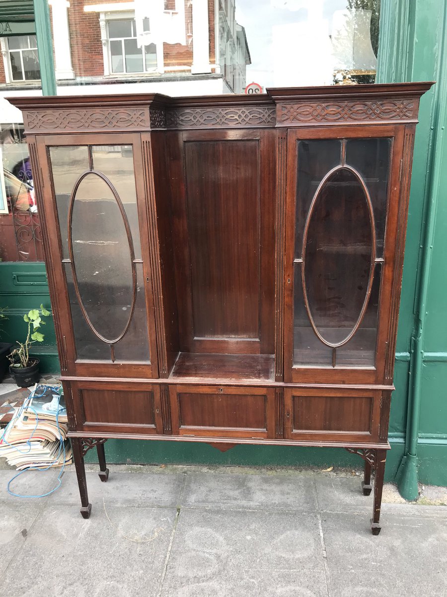 The shop is back open from today!! (Will post specific times shortly). 

In the meantime, check out this opening day deal. An exquisite mahogany Edwardian display case, made by local cabinet maker W.H. Tooke - Yourd for only £85! 

(H: 170 cm, W: 125 cm, D: 29 cm) #Southsea