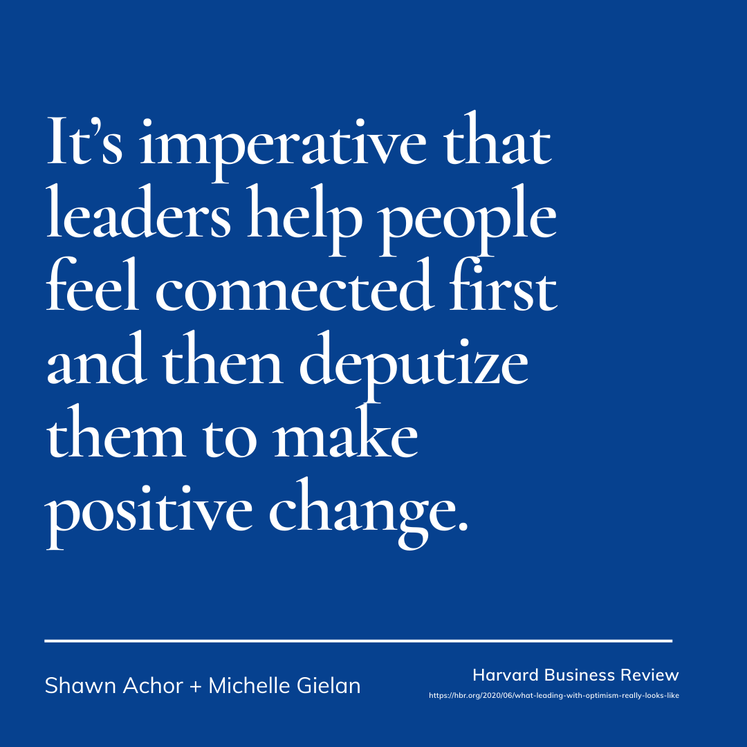 Shawn Achor (@shawnachor) on Twitter photo "It’s precisely in the midst of a setback or challenging time, that leaders should be actively encouraging positivity because it will help teams weather the storm.” buff.ly/3eMTA23 <a href="/HarvardBiz/">Harvard Business Review</a> <a href="/MichelleGielan/">Michelle Gielan</a> #positiveleadership #optimisticleaders "It’s precisely in the midst of a setback or challenging time, that leaders should be actively encouraging positivity because it will help teams weather the storm.” buff.ly/3eMTA23 <a href="/HarvardBiz/">Harvard Business Review</a> <a href="/MichelleGielan/">Michelle Gielan</a> #positiveleadership #optimisticleaders