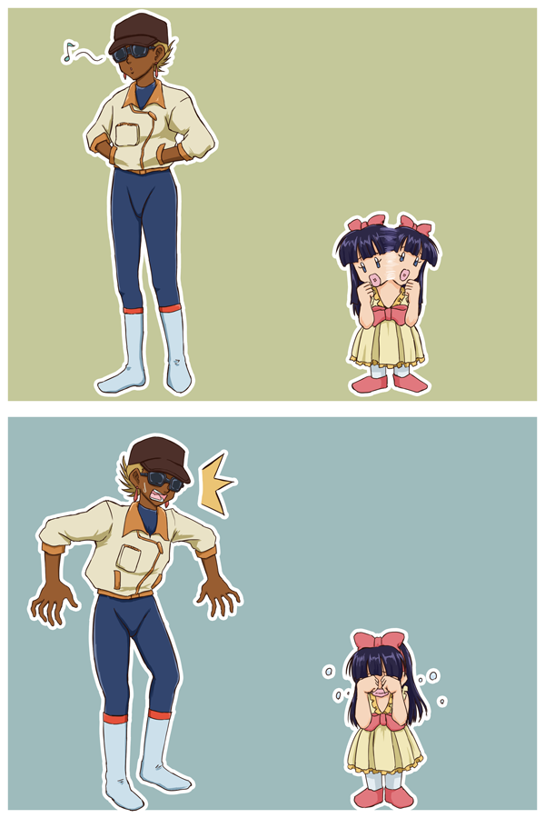 ただ描きたかった組み合わせ。
#レツゴ 