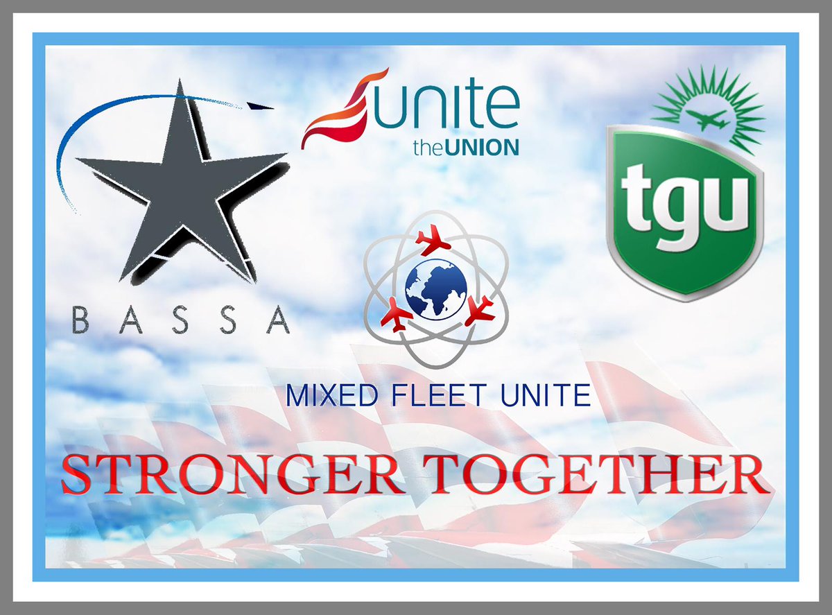 All respective branches and unions representing staff stand together in solidarity against @British_Airways appalling #fireandrehire mass redundancies.

#BAbetreyal #StandWithBAWorkers #WeAreBA #BritishAirways