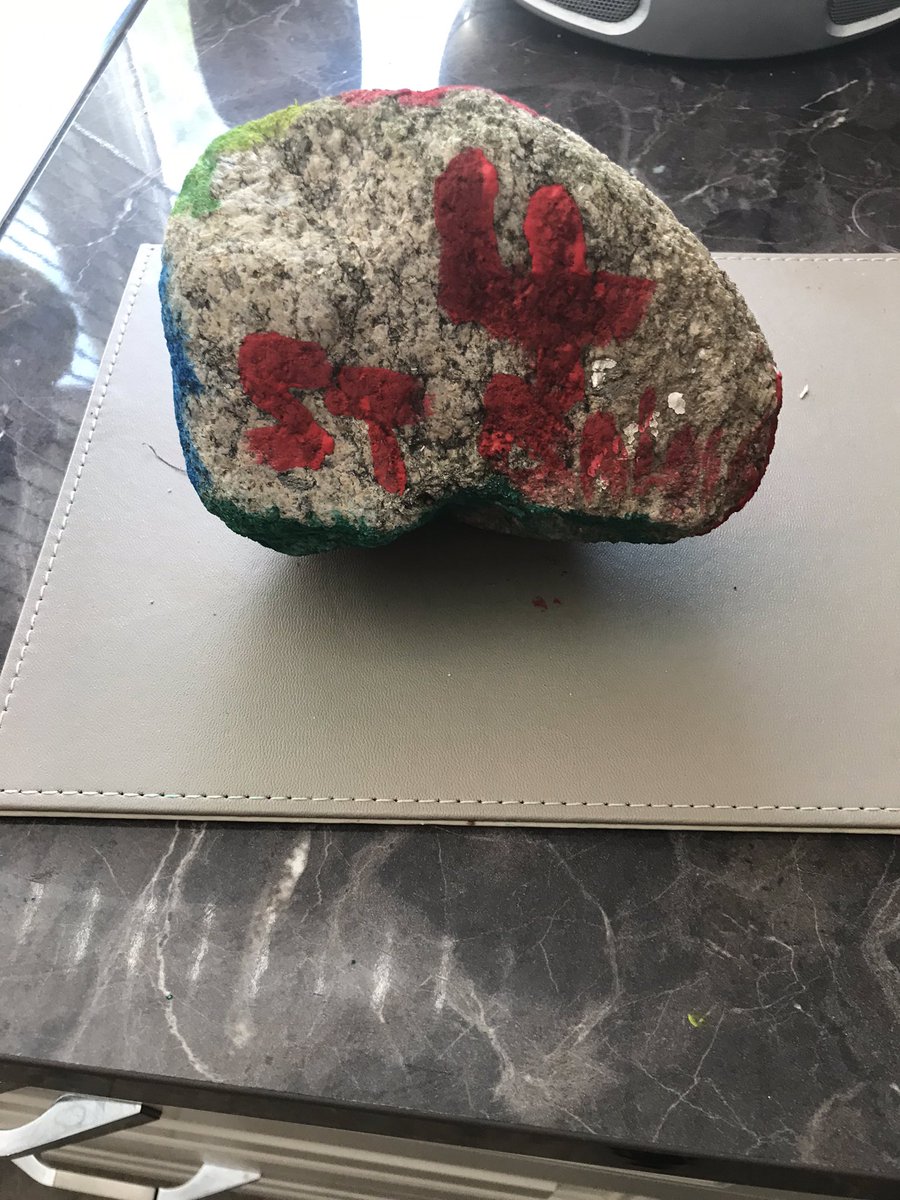 Jennife38860695's tweet photo. @stbrigids_gns Rock Painting #StBrigidsRocks https://t.co/bSJnHeC7nU