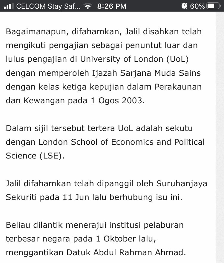 Lim Wei Jiet On Twitter Jalil Rasheed S Appointment As Pnb Ceo Was Highly Symbolic Of S Coming Of Age Where Young Professionals Are Given A Shot Where Talented Msians Overseas Had