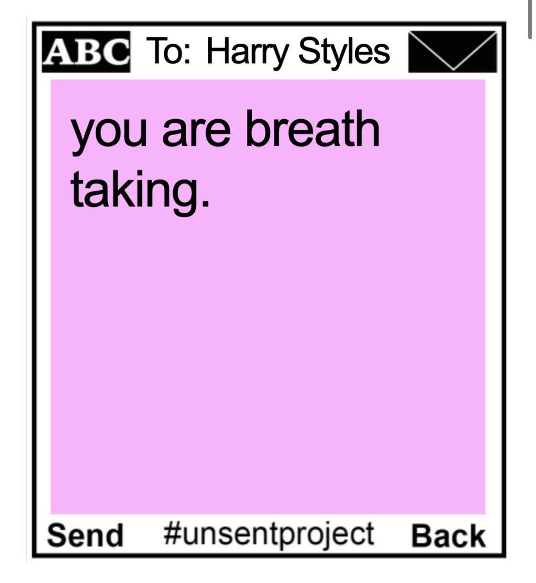 Project unsent What is