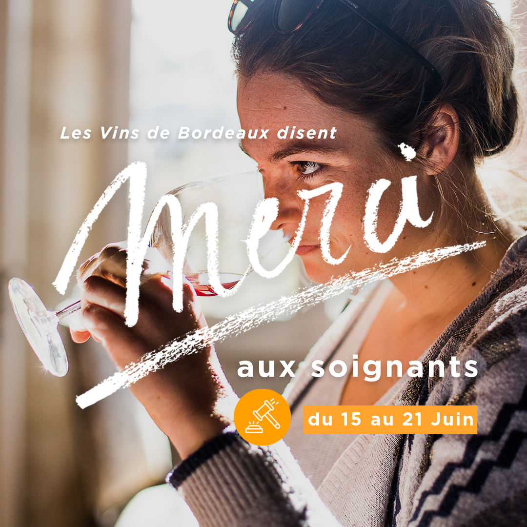 Aujourd’hui c’est le top départ de la grande vente aux enchères caritatives en ligne « Les Vins de Bordeaux disent MERCI aux soignants ! » Rendez-vous sur bordeaux.com/merci jusqu'au dimanche 21 juin !
#vinsdebordeaux #merciauxsoignants #bordeauxsolidaire
