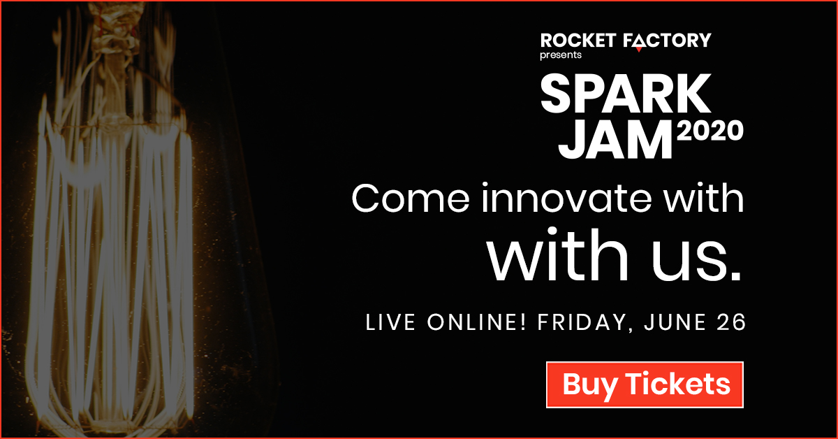 Join @rock3tfactory and the region's boldest innovators at Spark Jam: an online series that features the region's most forward thinkers who will collab to generate solutions for the challenges faced by business communities during this time.

To register: bit.ly/3hypvpk