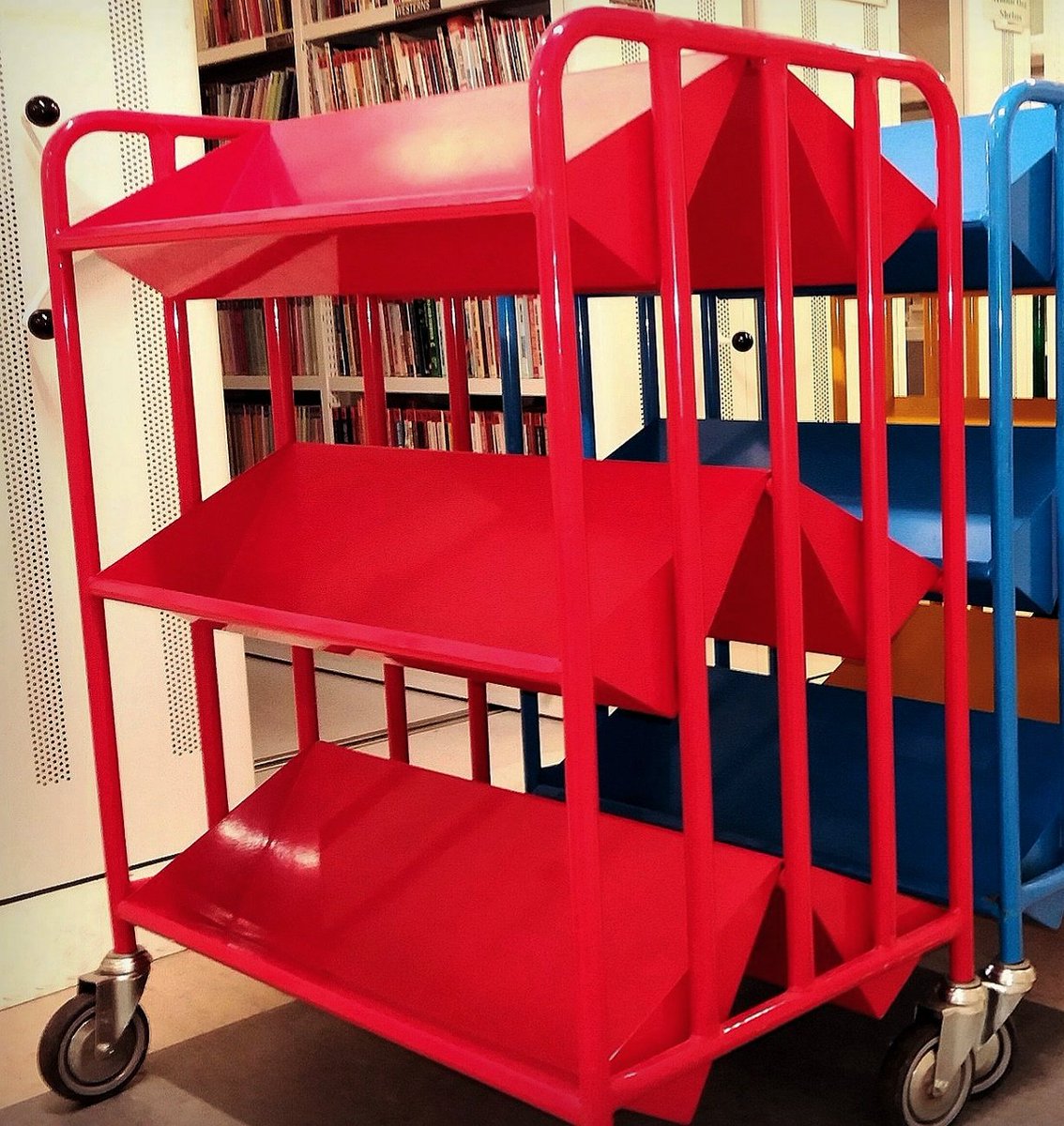 Sometimes we put all our Magna Large Print books together on a trolley and make the Magna cart.

Don't look at us like that. It's been weeks.

<a href="/magnabooks/">Magna Large Print</a> #MagnaCarta #MagnaCartaDay