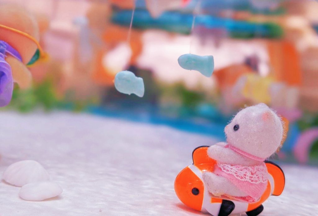 ✨✨✨✨ 森のお家立川立飛店の ジオラマが夏仕様に