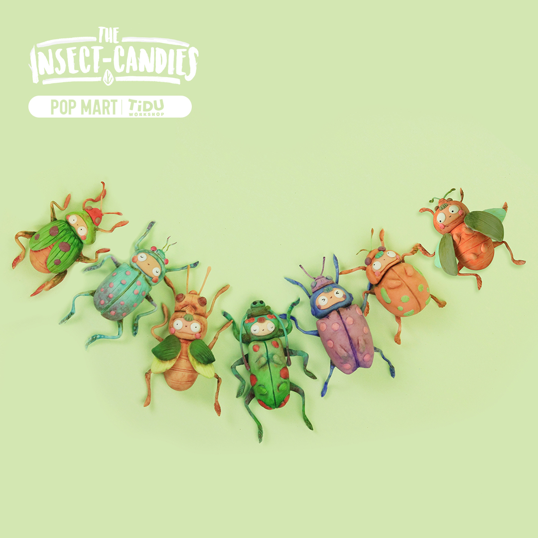 POPMARTGlobal's tweet photo. The insect candies series is available now! They are entirely handmade figures made with clay ! Inspired by the colors and creatures of nature 🌱🐞
Available now at https://t.co/vecbrQrYAc
#tidu #popmart #popmartglobal #tidupopmart #clay #clayartist #handmade https://t.co/j6u0r6B6KL