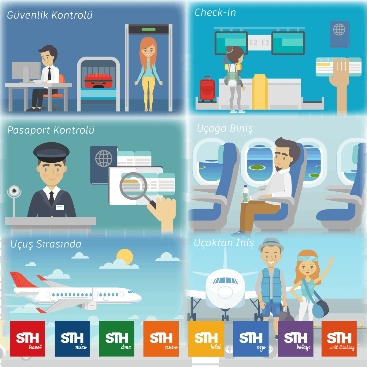 STHTeamTr's tweet photo. Yeni Normalde Sağlıklı ve Güvenli Bir Uçak Seyahati Nasıl Gerçekleştirilir?
Yeni kural ve detaylara linkten ulaşabilirsiniz👇🏻
https://t.co/wWCVx8sFPs
#sthtravel #sthmice #sthcruise #sthbilet #sthvize #sthteam #yeninormal #seyahat #sağlıklıuçakseyahati #heskodu #yeniuçuşkuralları https://t.co/scB5bDSthz