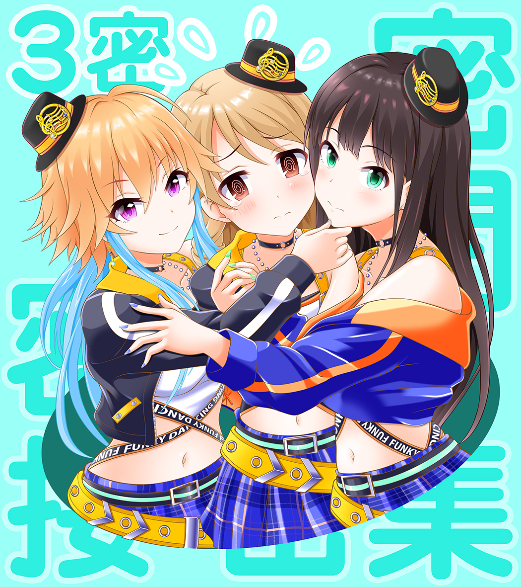 Eva16号機 コンノ イラスト投稿してから1週間あったので腰まで描いてみました 二宮飛鳥 森久保乃々 渋谷凛