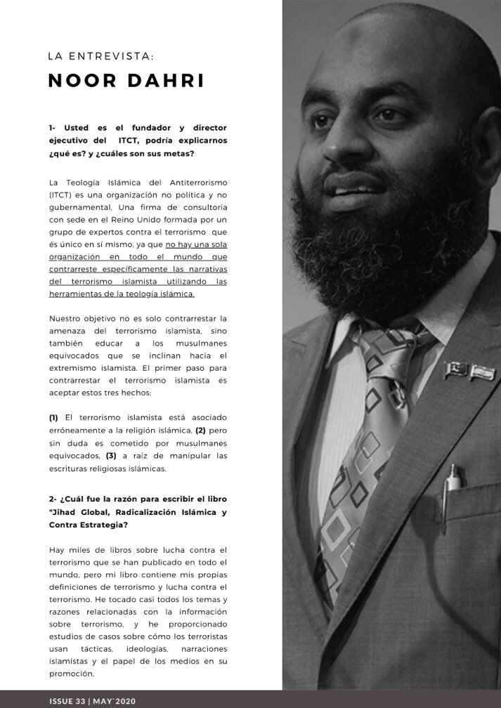 GhurabaMagazine's tweet photo. Impresionante Núm 34 de @GhurabaMagazine la revista de @intelsegglobal de #prevencion y narrativas alternativas al #radicalismo Yihadista
Gracias G.Salimena,R.Mateos, A.Carracedo,@AleCassaglia,@marta_arab,@CriminologyF,A.Rodriguez @ODICANARIAS,@dahrinoor2 
https://t.co/gNLTGxh6g8 https://t.co/03qnerKwDu