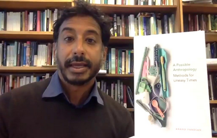 Question time with  @anandpandian ranged from the legacies of method to life stories about temporality as the groups responded to his keynote reading from A Possible Anthropology.  https://www.dukeupress.edu/a-possible-anthropology