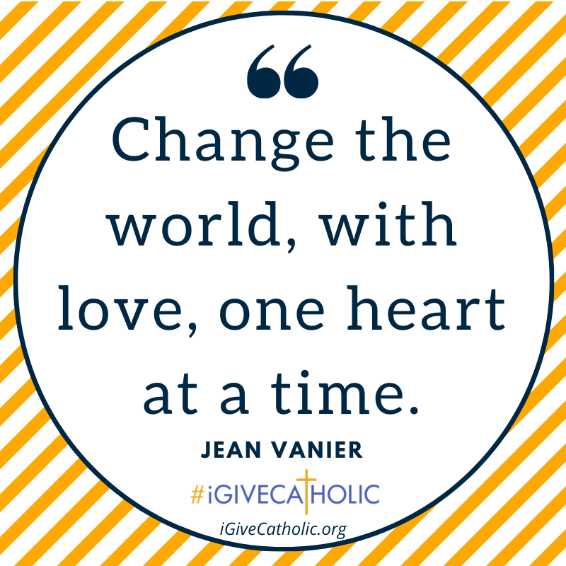 iGiveCatholic's tweet photo. Let us all be agents of change! ❤️ https://t.co/tBUYEEYVZR