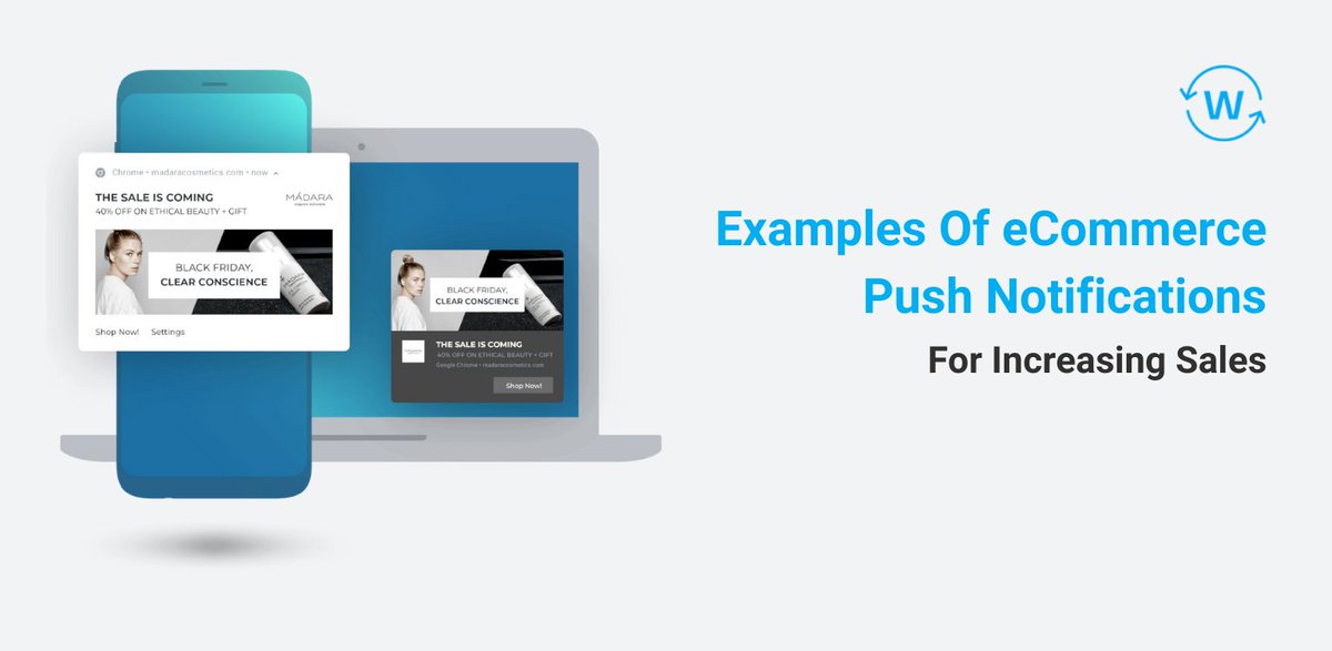 WigzoTech's tweet image. Here are some brilliant #eCommerce #PushNotification examples to transform your engagement strategy &amp;amp; increase sales.

👉 bit.ly/3bhtxOB

#PersonalizedNotifications #WebPush #CartAbandonment #FOMO #Personalization #Omnichannel #Wigzo #MobileNotifications