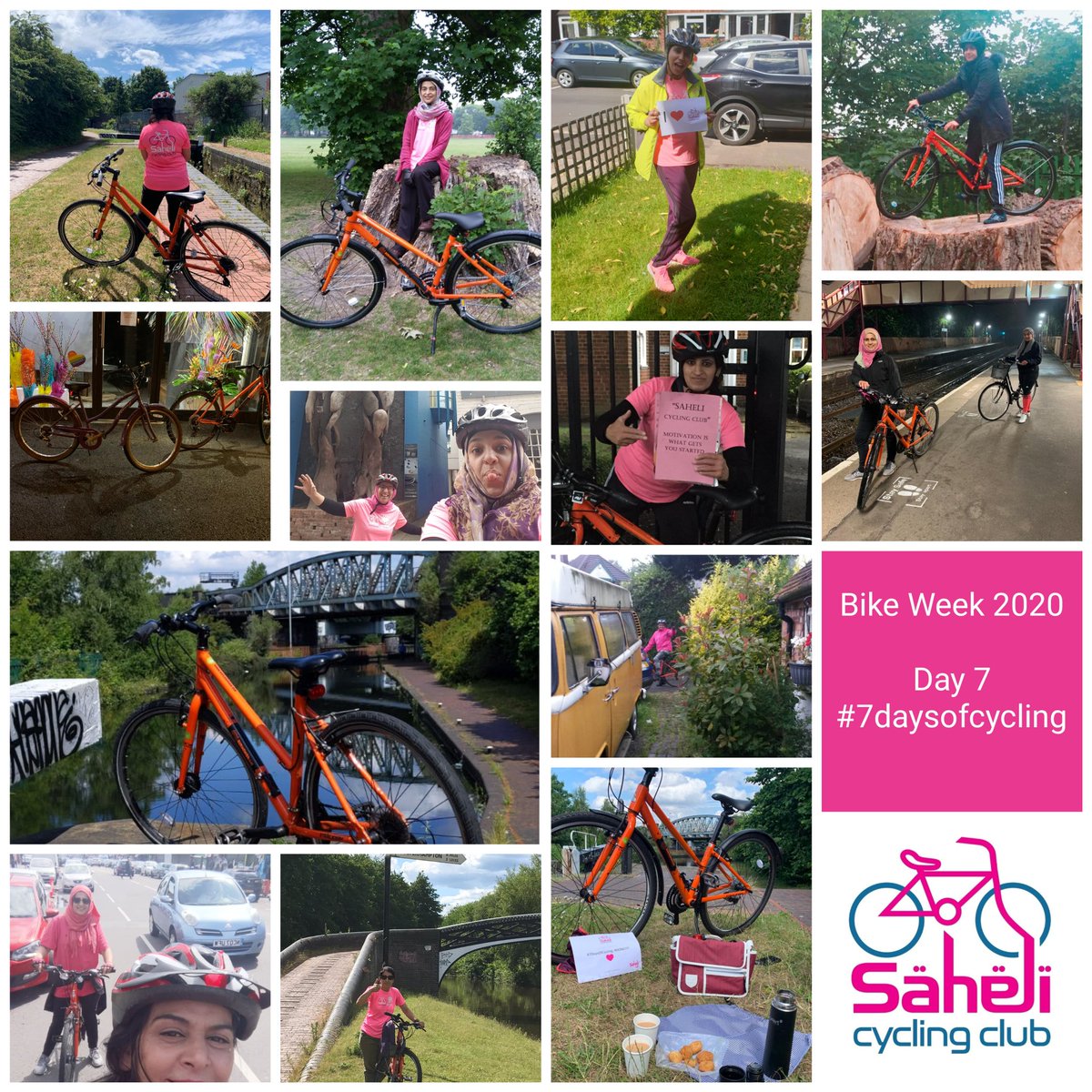 Final day of our #7DaysOfCycling #challenge to get back on our bikes #BikeWeekUK #cycling so much #fun had by all <a href="/WeAreCyclingUK/">Cycling UK</a>
Well-done <a href="/ShaafiaB/">Shaafia Ur-Rehman</a> and Saheli Cycling Club  <a href="/Naseem__A/">Naseem Akhtar</a> Watch our short film here m.facebook.com/story.php?stor…