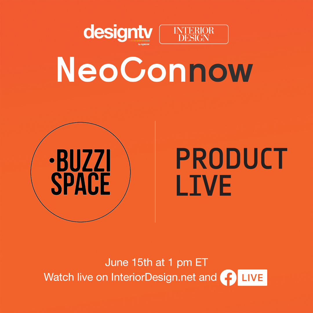 Our CEO &amp; Founder Steve Symons sat down with <a href="/InteriorDesign/">Interior Design</a> to discuss all things BuzziSpace: from designing effective acoustic solutions to creating happy and healthy workspaces around the world.

Tune in to InteriorDesign.net &amp; Facebook Live at 1 pm EDT today.
