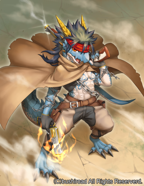 「バディファイト6年間お疲れ様でした。私も少し描かせていただきました。ドラゴンいっ」|獣道のイラスト