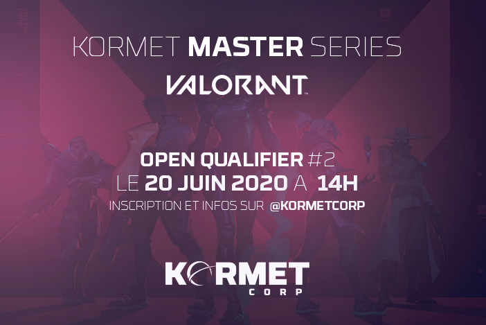 KormetCorp's tweet photo. Bonjour à tous !

Le prochain #OpenQualifier des KORMET MASTER SERIES c'est ce SAMEDI à 14H sur #VALORANT

Remporte le pour te qualifier en finale et tenter de gagner les 500€ de Cashprize !

Inscription et infos : https://t.co/OUVVJeTpPH

Alors, Qu'est-ce que tu attends 😏 ? https://t.co/PqcO6GfXT6