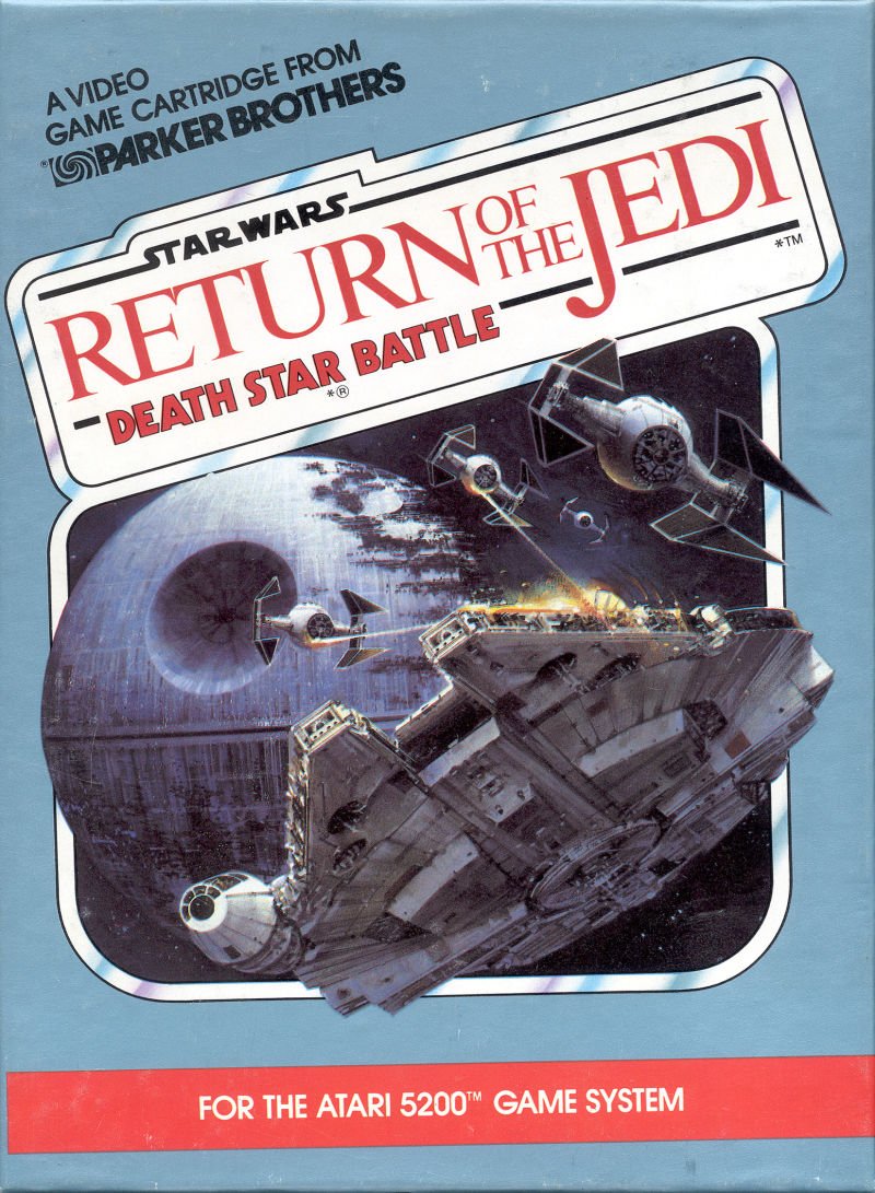 1983Return of the Jedi: Death Star Battle (Atari 2600, Atari 5200) by Parker Brothers.