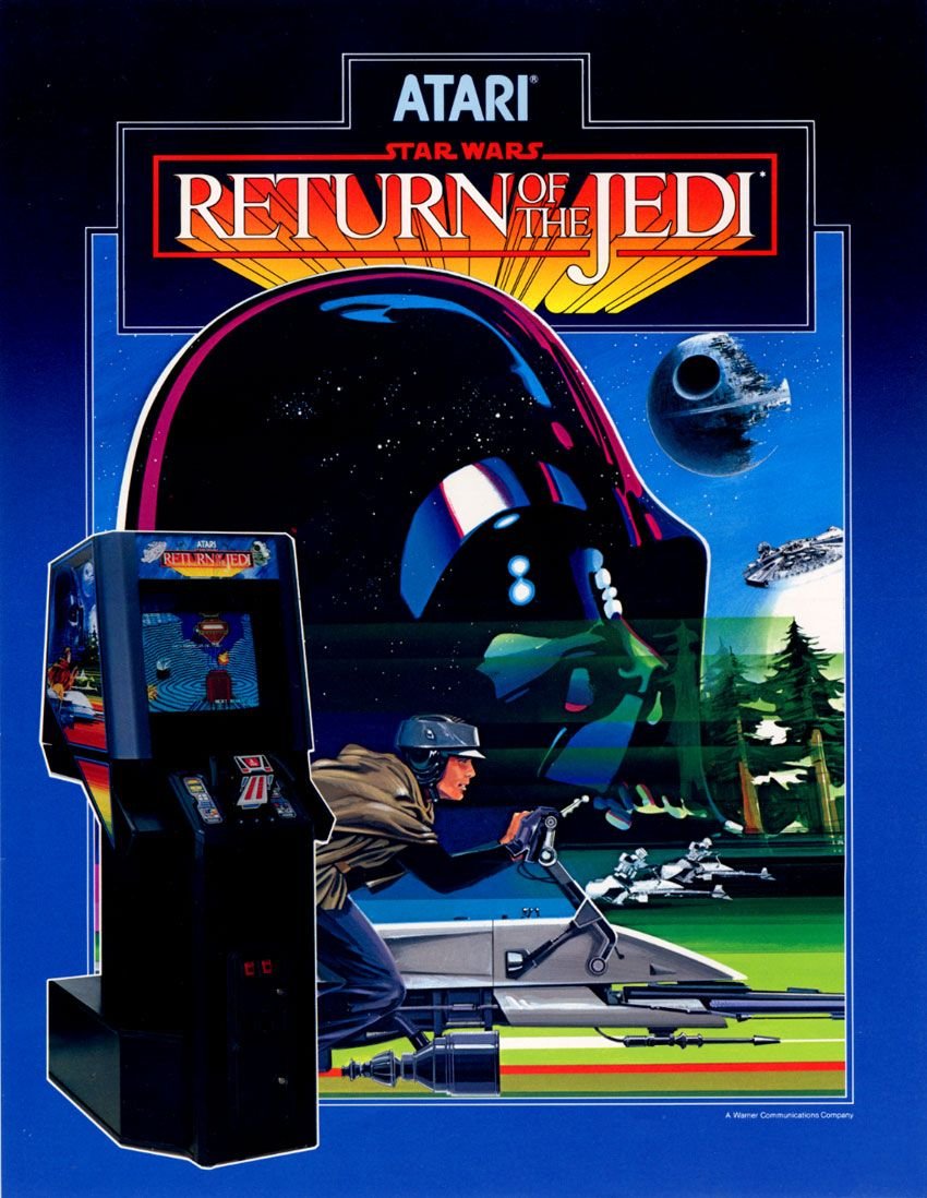1984Star Wars: Return of the Jedi: The Arcade game by Atari.