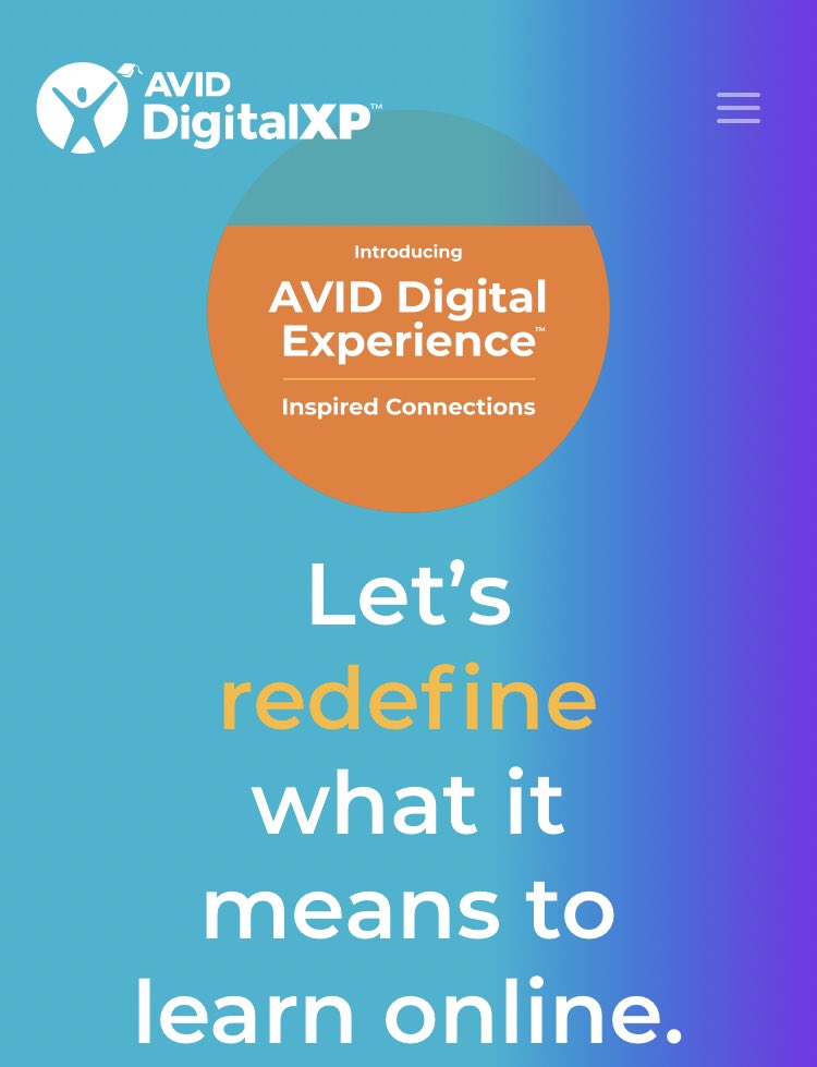 barco143's tweet photo. AVID DigitalXP inaugural Opening session start at 9:20 am Central. Let’s do this!#AVIDcommunity #ThisIsAVID #HereIAmAVID @AVID4College @mtol https://t.co/K3zg6swIyj